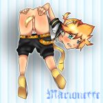  ass cute len_kagamine nude vocaloid 