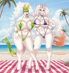 beach big_ass big_breasts bikini creatures_(company) deadpliss dragon_type_pokemon fire_type_pokemon game_freak gen_5_pokemon grass_type_pokemon green_skin hot ipan jalorda legendary_pokemon micro_bikini nintendo pokemon pokemon_(anime) pokemon_(creature) pokemon_(game) pokemon_(species) pokemon_black_and_white pokemon_bw reshiram seductive_smile serperior sling_bikini unknown6505 white_fur white_skin