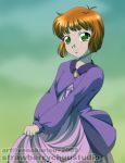  brown_hair disney green_eyes jane_darling peter_pan small_breasts smile solo 