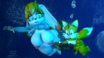 16:9 1girl 2_tails 3d_(artwork) age_difference anthro areola barefoot big_breasts big_nipples breasts canid canine cub curvy_figure daemont92 digital_media_(artwork) duo feet fox freediving furry high_res holding_breath lagomorph leporid male male/female mammal mature_female miles_"tails"_prower multi_tail nipples nude older_female puffed_cheeks puffy_areola puffy_nipples rabbit sega skinny_dipping sonic_the_hedgehog_(series) source_filmmaker swimming thick_thighs underwater vanilla_the_rabbit voluptuous water wide_hips widescreen young younger_male