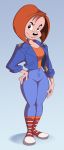  anthro big_breasts breasts debbie_dune disney goof_troop smile solo 