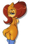 sally acorn from sega by bleeding-fingertips (artist)
