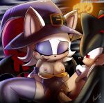  bottomless breasts nancher palcomix pussy rouge_the_bat sega shadow_the_hedgehog smile sonic_the_hedgehog_(series) 