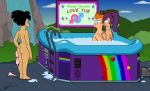 amy_wong futurama hot_tub hot_tub_sex_machine philip_j._fry spider-matt tagme text turanga_leela