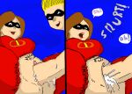  artist_request big_breasts comic creampie dash_parr elastigirl helen_parr incest mother_&amp;_son sex the_incredibles torn_bodysuit torn_clothing vaginal 