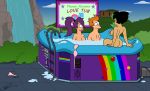 amy_wong futurama hot_tub hot_tub_sex_machine philip_j._fry spider-matt tagme text turanga_leela