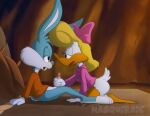  buster_bunny masquerade masquerade_(artist) shirley_the_loon tiny_toon_adventures 