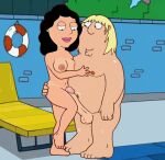 bonnie_swanson chris_griffin family_guy funny gif guido_l legjob outside tan_line