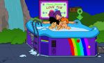 alluring amy_wong futurama hot_tub hot_tub_sex_machine philip_j._fry spider-matt tagme text turanga_leela