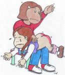  arthur_(series) francine_frensky muffy_crosswire red_bottom spanking tears 