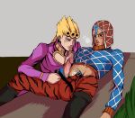  2boys giorno_giovanna golden_wind guido_mista jojo&#039;s_bizarre_adventure male male/male male_only penis vento_aureo yaoi yaoi 