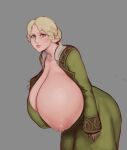 blonde_hair cum_on_breasts elden_ring gigantic_ass gigantic_breasts green_eyes hourglass_figure milf rya_(elden_ring) sexy shinyglute