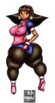  ass big_ass big_breasts breasts butlova dark_skin dat_ass mega_man mega_man_legends rockman rockman_dash tron_bonne tron_bonne_(cosplay) 