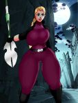 american_dragon:_jake_long angry ass big_ass big_breasts breasts disney jay-marvel nipples rose_(huntsgirl) weapon