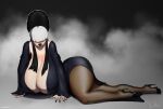 black_hair cosplay elvira elvira:_mistress_of_the_dark elvira_(cosplay) gigantic_ass gigantic_breasts goth gothmom hidden_eyes hourglass_figure marauder6272 milf original_character sexy white_hair