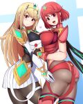  1girl 1girl 1girl armor ass big_ass big_breasts blonde_hair bob_cut breasts clothed clothed_female earrings envelope female_focus female_only gloves headpiece heart high_res invitation jewelry letter long_hair looking_at_viewer mythra nintendo ponpo pyra red_eyes red_hair short_hair smile solo_female solo_focus stockings super_smash_bros. thick_thighs thigh_strap video_game_character video_game_franchise xenoblade_(series) xenoblade_chronicles_2 yellow_eyes 