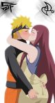 ass dress forehead_protector headband heart incest kissing konohagakure_symbol kushina_uzumaki male male/female milf mother_&_son mother_and_son naruto naruto_uzumaki omarsin smile stiky_finkaz