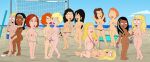  amanda_rebecca american_dad beach big_boob_june bonnie_swanson breasts crossover erect_nipples family_guy francine_smith gina_(american_dad) gwen_ling jessica_raplansky jillian_wilcox lois_griffin orgy shaved_pussy sling_bikini the_cleveland_show thighs yuri 