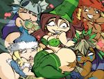  5girls annetta_fish betilla brendancorris edith_up helena_handbasket holly_luya incest nymph_(rayman) rayman_(series) rayman_origins tagme ubisoft 