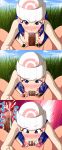 1boy 1girl :>= bad_id bad_pixiv_id beanie blue_eyes blue_hair blush breasts censored climax clothing cloud comic creatures_(company) cross_section dark_penis dawn_(pokemon) deepthroat fellatio female game_freak grass hair hair_ornament hat headwear hetero high_resolution hikari_(pokemon) humans_of_pokemon inset male medium_breasts mosaic mosaic_censoring nintendo nipples nude open_mouth oral outdoors penis pokemon pokemon_(anime) pokemon_(game) pokemon_black_and_white pokemon_bw pokemon_character pokemon_dppt porkyman pov protagonist_(pokemon) purple_eyes saliva semen semen_in_mouth sky sweat uvula x-ray yume_no_tanuki yumeno_tanuki