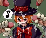 aruse_yuushi cum cum_on_face cum_on_upper_body disembodied_penis handjob multiple_penises peacock_(skullgirls) skullgirls