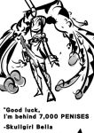  cassandra_veranos cerebella_(skullgirls) chink full-package_futanari futanari monochrome penis_tentacles skullgirls tanned_skin vice-versa_(skullgirls) 