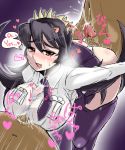 artist_request buttjob cum cum_between_breasts cum_on_back filia_(skullgirls) from_behind paizuri samson_(skullgirls) skullgirls