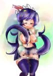 big_breasts censor_bar filia_(skullgirls) nipple_tweak samson_(skullgirls) skullgirls tentacles wet_pussy