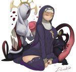 double_(skullgirls) eldritch_abomination huge_breasts nun nun_habit pdxyz skullgirls what wtf