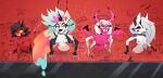  deadinside97 helluva_boss loona_(helluva_boss) millie_(helluva_boss) queen_bee-lzebub_(helluva_boss) verosika_mayday_(helluva_boss) vivienne_medrano vivziepop 