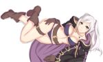  1girl alluring alternate_costume belt bikini boots cleavage coat fire_emblem fire_emblem_awakening fire_emblem_heroes gloves nintendo official_alternate_costume purple_bikini purple_swimsuit robin_(fire_emblem) robin_(fire_emblem)_(female) robin_(summer)_(fire_emblem)_(female) swimsuit twin_tails zerocgm 