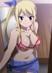  1girl big_breasts blonde_hair breasts brown_eyes fairy_tail female_only gray_fullbuster hera_(hara0742) long_hair looking_at_viewer lucy_heartfilia smile solo_female solo_focus swimsuit tagme 