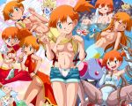 blue_eyes breasts creatures_(company) cute dream dress erect_nipples eyebrows game_freak gen_1_pokemon goldeen green_eyes gym_leader hair horsea humans_of_pokemon imagination kasumi_(pokemon) mermaid misty_(pokemon) monster_girl nintendo orange_hair panties pokemon pokemon_(anime) pokemon_red_green_blue_&_yellow pokemon_rgby shirt_lift shirt_up small_breasts soara tentacle tentacles tentacruel thinking togepi underwear water_type_pokemon