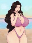 asami_sato avatar:_the_last_airbender black_hair gigantic_ass gigantic_breasts green_eyes hourglass_figure pinkkoffin sexy the_legend_of_korra the_legend_of_korra*