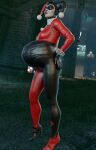 3d dc_comics harley_quinn pregnant zero-thl