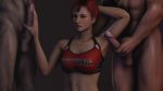 armpit breasts dead_or_alive gif hair handjob mila_(doa) penis red_hair redmoa