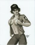  alison_r_hart_burnett big_breasts breasts g.i._joe hat lady_jaye no_bra no_bra_under_clothes open_shirt scott_dalrymple 