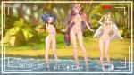 16:9_aspect_ratio 1girl 3_girls angel_wings animal_ear_fluff animal_ears arms_under_breasts bangs barefoot black_hair black_nails blonde blue_eyes blush breasts breasts_apart brown_hair chest_tattoo clavicle contentious_content day eyebrows_visible_through_hair feathered_wings feet filo_(tate_no_yuusha_no_nariagari) first_porn_of_character full_body gluteal_fold grass groin hair_ornament hairclip hand_on_head hand_on_hip high_resolution hip_bones konishi_(565112307) large_filesize legs long_hair long_legs looking_at_viewer medium_breasts melty_q_melromarc multiple_girls nail_polish nature navel nipples nude one_arm_up open_mouth outside partially_submerged pink_eyes pussy raccoon_ears raccoon_girl raccoon_tail raphtalia recording red_eyes rock salute sidelocks small_breasts smile stomach tail tate_no_yuusha_no_nariagari tattoo the_rising_of_the_shield_hero tied_hair tree twin_tails uncensored very_high_resolution very_long_hair viewfinder wading water white_wings wings