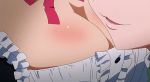 3_girls 3girls animated animated_gif breast_lick breast_licking breasts cleavage female genderswap gif kurosaki_mea lick licking maid multiple_girls to_love-ru to_love-ru_darkness tongue yuri yuuki_mikan yuusaki_riko