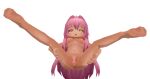  ahegao areola fubuki_sakura pink_hair spread_legs 