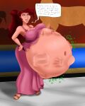 belly_bulge belly_expansion brown_hair disney megara snoop77 vore