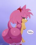 1girl 2020 amy_rose anthro ass big_ass bigdon1992 blue_background boots dat_ass enticing flirt flirting flirting_with_viewer green_eyes horny horny_women imminent_sex looking_at_viewer lustful medium_breasts nipples nude nyuroraxbigdon perfect_ass perfect_body pink_fur sega sexy sexy_ass sonic_(series) sonic_the_hedgehog_(series)