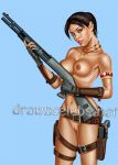 black_hair breasts capcom pussy resident_evil resident_evil_5 rihanna rzhevskii sheva_alomar