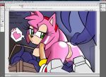 amy rose from sega by aku tojyo