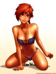 beach big_ass big_breasts bikini hot red_hair ronindude sea