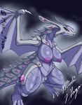  anthro bakugan_battle_brawlers big_breasts furry michi_plaga pussy semi_anthro wavern_(bakugan) werna werna_(bakugan) wyvern 