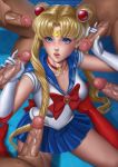 1_girl 1girl 5_boys 5boys alexander_dinh alexanderdinh bishoujo_senshi_sailor_moon blonde blonde_hair blue_eyes blue_skirt boots breasts censored choker clothed_female clothed_female_nude_male collarbone crescent crescent_earrings derivative_work diadem double_handjob earrings elbow_gloves female gangbang gloves group_sex gumroad_username handjob heart heart_choker high_resolution highres jewelry lips long_blonde_hair long_hair long_twintails looking_at_viewer male male/female medium_breasts meme mosaic_censoring multiple_boys multiple_penises on_knees open_mouth patreon_username penis red_boots red_choker sailor_collar sailor_moon sailor_moon_redraw_challenge sailor_senshi sailor_senshi_uniform sailor_uniform screencap_redraw serafuku skirt straight tiara tsukino_usagi twin_tails usagi_tsukino white_gloves