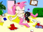  amy_rose chao dark_chao sega shadowlink350 sonic text 