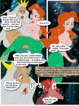 ariel_and_new_sex_technique cartoonvalley.com comic crab disney helg_(artist) king_triton princess_ariel sebastian text the_little_mermaid watermark web_address web_address_without_path