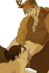  2boys attack_on_titan fellatio levi_(attack_on_titan) levi_ackerman male male_only mike_zakarius oral oral_sex shingeki_no_kyojin yaoi 